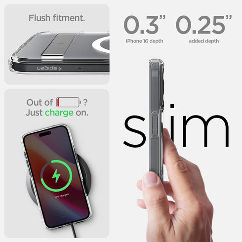 Spigen iPhone 16 Case Ultra Hybrid S MAGFIT